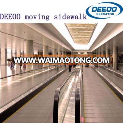 horizontal travelator aluminum material walkway moving sidewalk