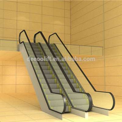 shopping center handrail escalator system