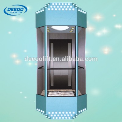 Transparent Glass Cheap Observation Elevator