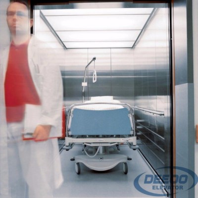 energy saving clean hospital elevator and patient lift system