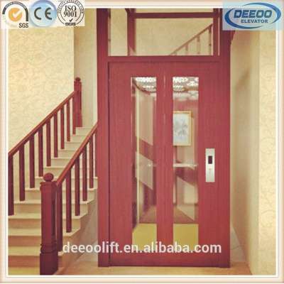 outdoor glass door home lift villa elevators in China